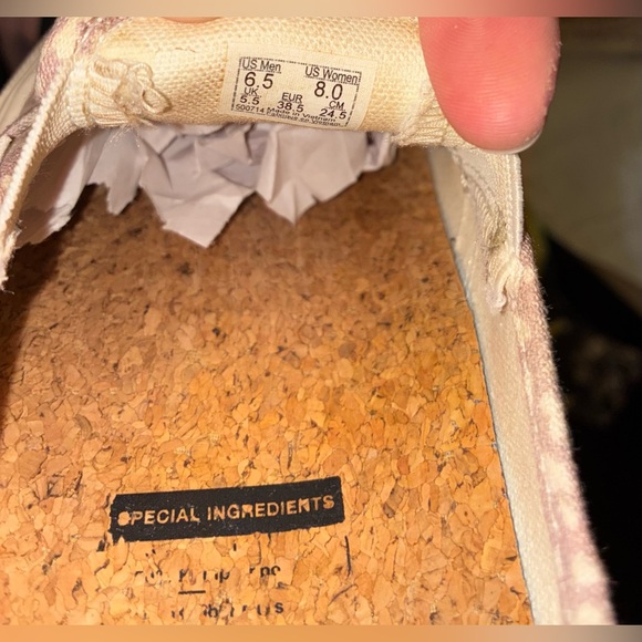 Vans Women's Sneakers - Cream and White - Picture 7 of 7